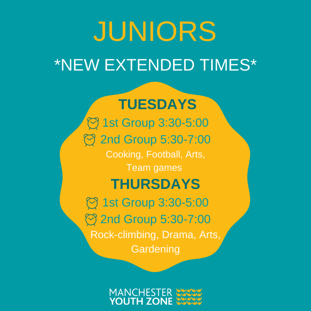 Juniors Timetable May 2021